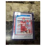 2024 Panini Donruss Football Jared Wiley Kansas City Chiefs Rookie Card