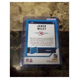 2024 Panini Donruss Football Jared Wiley Kansas City Chiefs Rookie Card
