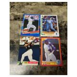 4pk Bo Jackson Baseball Cards