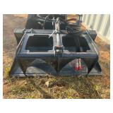 Unused Wolverine Flat Bottom Grapple Bucket for Mini Skid Steer