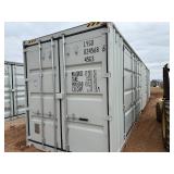 40 foot First Use High Cube Container with Rear Doors and a set of 2 Side Wide Side Doors, Tan in Color: LYGU0245686