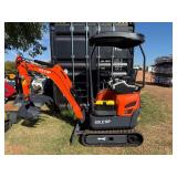 Unused 2025 IRE18P 420cc Gas Engine Mini Excavator with Pilot Controls - Orange in Color