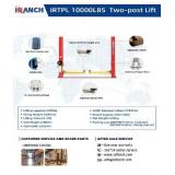 Unused 10,000 lb Two Post Automotive Lift -Assorted Colors, Choice of remaining Red, Blue or Grey at load out only