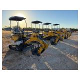 2025 Unused SDL20 Diesel Mini Excavator with Pilot Controls- These are really nice units and the best you can get in my opinion.  Yanmar Diesel Engine.  1.5 tons.  Hydraulic Thumb and Boom Rotation.  