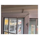 Unused 2025 11 Foot Long Shipping container with 2 end doors, side window, side entry door.  Weighs 1950 pounds.