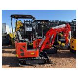 Unused 2025 ZJZ-12 Mini Excavator: 1763 LB mini ex with gasoline engine