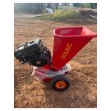 Unused SDLWC Wood Chipper with Gas engine and electric start, trailer set up.  Heavy Duty Chipper, not assembled