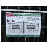 Unused set of 10 foot Iron Bi Parting Gates:  Deer Motif with Heavy Duty Hinges.  Left and Right Panel in this lot