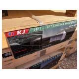 Unused K2512 12x25 foot Livestock Loafing Shed in Cream Color: 11 foot tall in front.