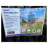 Unused set of Iron Bi Parting Gates Left and Right Panel in this lot: 1 pic shows Lion Gates, but these are Scroll Gates, same dimensions.