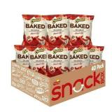 Cheetos Baked Crunchy Flamin  Hot Flavored Puffed Snack Chips  1 oz Bags  40 Count Multipack (Packaging may vary)