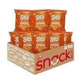 Sunchips Harvest Cheddar Flavored Whole Grain Snacks  1 oz Bags  40 Count