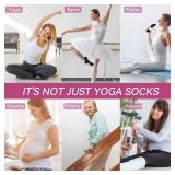 Yoga Socks Non Slip Skid Socks with Grips Pilates Ballet Barre Socks for Women Small-Medium