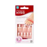 KISS Everlasting, Press On Toenails, Nail Glue Included, 