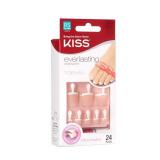 KISS Everlasting, Press On Toenails, Nail Glue Included, 