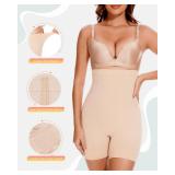 BESTENA Shapewear Shorts,High Waisted Shapewear for Women Tummy Control,Seamless Body Shaper Shorts Thigh Slimmer, S
