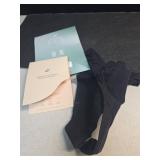 saalt Seamless Thong Period Underwear - Light Absorbency - Comfortable, Thin, Keeps You Dry from All Leaks (Small, Volcanic Black)