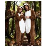 vavalad Adult Onesie Pajamas Halloween Costume Cosplay Onesie Women Men, Small (ONE ONESIE ONLY)