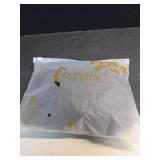 Foxiny Sexy Open Front V Neck Ruffle Sheer Mesh Lace Wireless Babydoll Lingerie Dress with Thong 2 Piece Women See Through Panty Set Chemise Negligee Hook Black Small