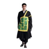 YJCOS Adult Cosplay Costume Suit Kimono Monk Cassock Robe Dress Uniform Halloween Outfits, 3XL