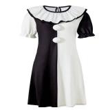 PROMOTED TO BIG SISTER Women Killer Clown Clown Costume Horror Movie Halloween Dress (Medium)