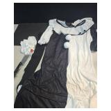 PROMOTED TO BIG SISTER Women Killer Clown Clown Costume Horror Movie Halloween Dress (Medium)