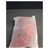 Lilosy Sexy Cute Underwire Push Up Strappy Heart Embroidered Mesh Sheer Lingerie Set for Women Bachelorette See Through Bra and Panty 2 Piece Burgundy Red X-Large