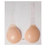Invisible Lift Sticky Backless Bra - Strapless Silicone Adhesive for Big Busted Women, Invisilift D Cup, Nude
