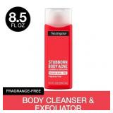 Neutrogena Daily Stubborn Body Acne Treatment  Cleanser & Exfoliator Body Wash  8.5 oz (APPROX 2/3 FULL)