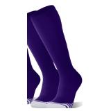 FITRELL 1 pair Baseball Soccer Softball Socks for Kids Youth Men & Women Over-the-Calf Knee High Socks Sports Tube, nfl, Purple, Medium