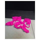 EHSUYAB Rave Outfits For Women, Fishnet Bodysuit Glow Party Club, Dancer Stockings Fishnets Lingerie Sheer Jumpsuit Festival Neon Pink (NO TAG APPEARS S/M)