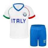 Cnins Italia Kids Soccer Jersey for Youth Italy Soccer Shirt for Boys 12-14 Girls Italian Soccer Fans (CNSK-IT,14Y)