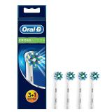 Oral B Cross Action Replacement Electric Toothbrush Heads x4