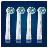Oral B Cross Action Replacement Electric Toothbrush Heads x4