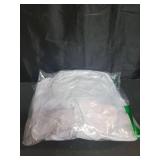 GraduationMall Matte Graduation Gown Cap Tassel Set 2025 for High School and Bachelor White 54(5