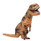 Inflatable Dinosaur Costume for Kids,Halloween Costumes T Rex Blow Up Costumes for Boys Girls,Funny Cosplay Party