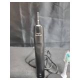 Philips Sonicare 4100 Rechargeable Electric Toothbrush, with Pressure Sensor, 2 Intensity Settings, SmarTimer and QuadPacer, 14-Day Battery Life, Black, Model HX3681/24