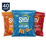 SunChips Multigrain Variety Pack Snack Chips  1 oz Bags  40 Count Multipack
