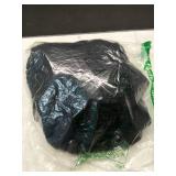 Womens Button Up Short Sleeve Cardigans Sweater Cropped Lightweight Round Neck Elegant Knit Tops with Pockets (Dark Black, XL)