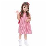 Pistha 3 Pairs Girls Ruffle Socks White Ruffled Lace Socks for Girls Toddler Frilly Dress(Aged 5-7 years)