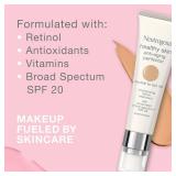 Neutrogena Healthy Skin Anti-Aging Perfector - with Retinol, Tinted Moisturizer with SPF 20 & Sheer Coverage that Smooths Skin Texture & Reduces the Look of Fine Lines, Natural to Tan (40), 1oz (30mL)
