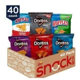 Frito-Lay Ruffles and Doritos Bold Variety Pack  1 oz bags  40 count