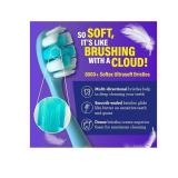 GuruNanda Butter On Gums Toothbrush, ADA Accepted, with 8000+ Ultra Soft Softex Bristles for Sensitive & Receding Gums, Perfect for Whiter Teeth, 2 Ct (Pack of 2) PLUS  4 Ct Flossers x4