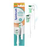 Spinbrush New PRO WHITEN Replacement Heads, Electric Toothbrush Refills, Soft Bristles, 2 Count