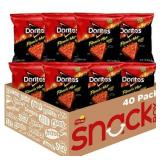 Doritos Flamin  Hot Nacho Tortilla Chips Snack Chips  40 Count 1 Ounce Bags