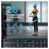 Posture Scale for Body Weight and Fat, Digital Bathroom Scale BMI Weighing Bluetooth Body Fat Scale, 8 Electrode Smart Body Fat Scale, Full Body Composition Analyzer with Voice Prompt