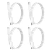USB C to Lightning Cable 4Pack 3FT Type C Charger Fast Charging Cord Compatible for Apple iPhone 14/14 Pro/14Pro Max/13/13 Pro/12/12 Pro/11/11 Pro/XR/XS/X/8/8 Plus/iPad MFi Certified