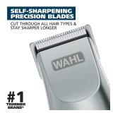 Wahl Groomsman Battery Operated Facial Hair Trimmer for Beard & Mustache Trimming Including Light Detailing and Body Grooming Model 9906-717V