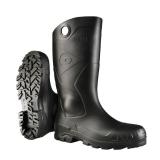 DUNLOP Protective Footwear, Chesapeake plain toe Black Amazon, 100% Waterproof PVC, Lightweight and Durable, 8677577.11, Size 11 US