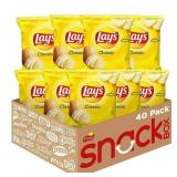 Lay s Potato Chips  Classic  1 oz Bags  40 Count